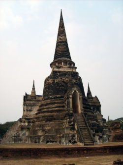 Ayutthaya buddhist complex in Thailand