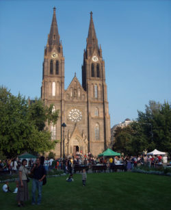 Church of st. Ludmila in Prague