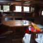 Interior of Sailboat