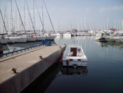 Boat in port – Split, Croatia