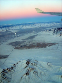 Ulaanbaatar from the aircraft