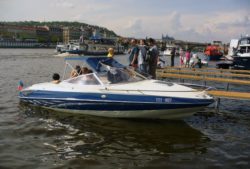 Boat in Prague