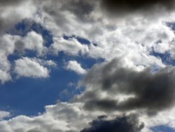 Clouds and blue sky