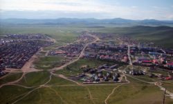 Tsetserleg City in Mongolia