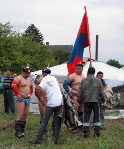 Mongolian Wrestlers