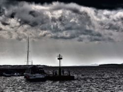 Lighthouse in the evening