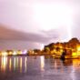 Lightning, Boats And Sea