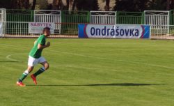 Footballer prepares to excavation