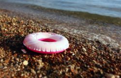 Swimming Ring On The Beach