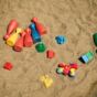 Toys in the sandbox