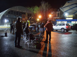 Shooting A Movie At Night