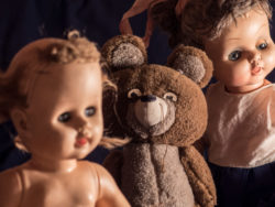 Vintage Dolls And Teddy Bear