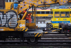 Work at the train station