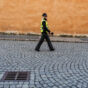 Police Woman Walking