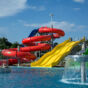 Aquapark Sliders With Pool