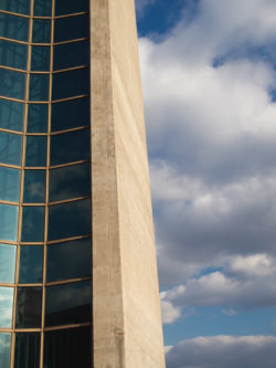 Concrete And Glass Architecture Detail