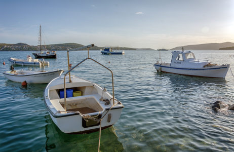 Boats on the Sea in Croatia
