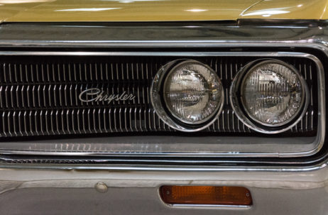 Detail of the Old Chrysler Lights