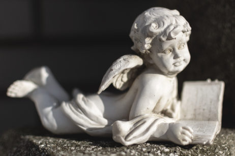 Statue of an Angel on a Grave