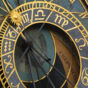 Prague astronomical clock close up