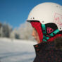 Little Girl in a Ski Helmet