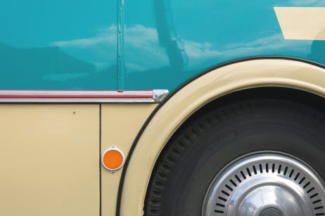Vintage Bus Close-Up