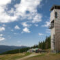Mountain lookout tower