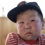 Portrait of a Mongolian boy