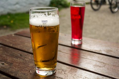 Beer and Lemonade on the Table