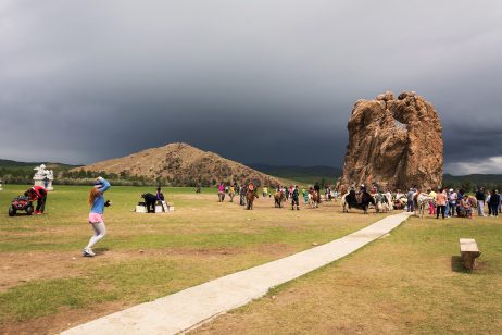 Taikhar Chuluu Rock in Mongolia