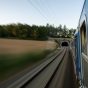 View From the Window of a Moving Train