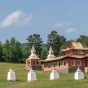 A Small Buddhist Temple in the Meadow