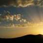 Sunset Over the Mongolian Steppe