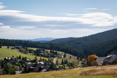 Kvilda Village Landscape