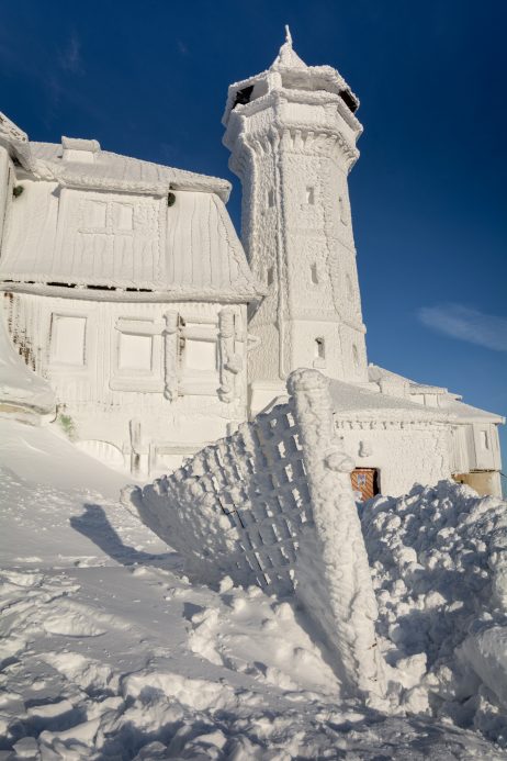 Completely Frozen House