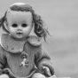 Black and White Vintage Doll