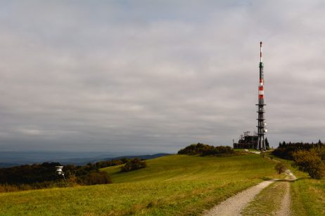 Transmitter on the Velká Javořina mountain